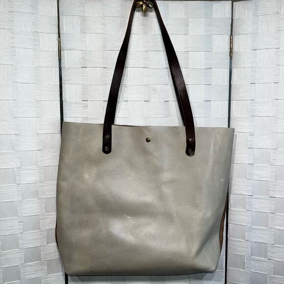 Jill's Homestead The Tote Bag Rose Gold Tassel Genuine  Leather Look Rural Nice - Picture 4 of 15